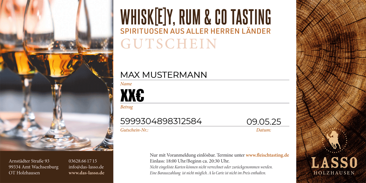 Whisk[e]y, Rum & Co. Tasting